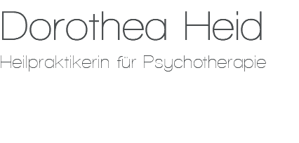 Dorothea Heid Heilpraktikerin für Psychotherapie